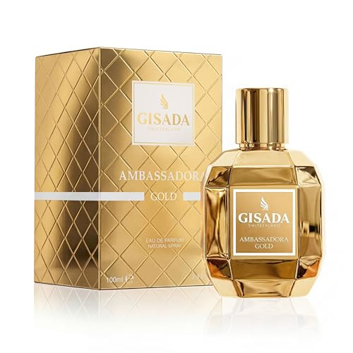 Gisada Ambassadora Gold - Eau De Parfum For Women - 1.7 Fl Oz (50 Ml) - Floral Sweet & Elegant - Long-Lasting Perfume