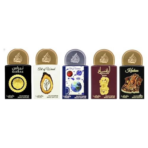 Lattafa set Collection Eau De Parfum | Musk Amber Woody Fruity | Long-Lasting Perfume Fragrance