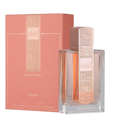 Lattafa Angham Second Song Eau De Parfum 100Ml Unisex Oriental Vanilla Fragrance Long-Lasting Sweet & Creamy Scent