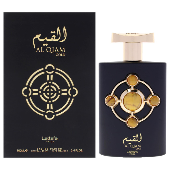 Lattafa Perfumes Al Qiam Gold For Unisex Eau De Parfum Spray 3.4 Ounce