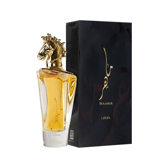 Lattafa Maahir For Unisex Eau De Parfum Spray 3.4 Ounce / 100 Ml
