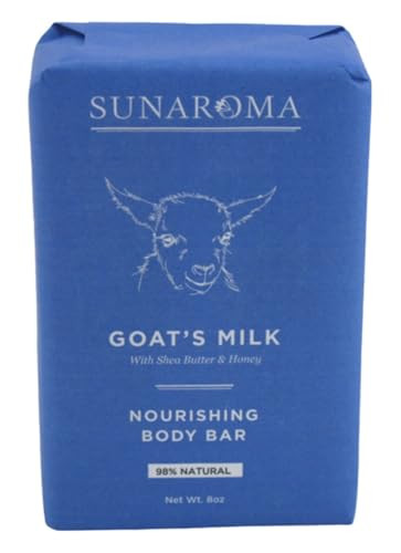 Sunaroma Conditioning Goat's Milk Soap 8 Oz (Pack Of 2)