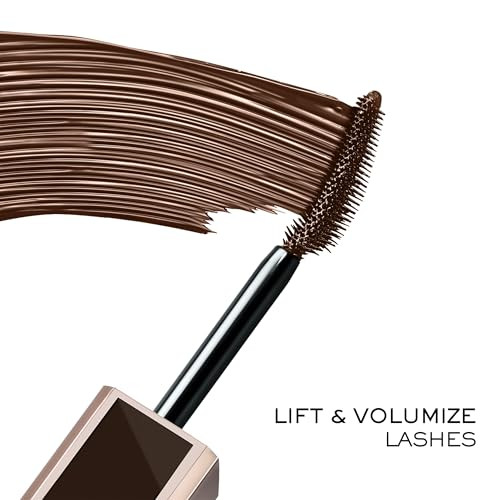 Lanc Me Lash Id Le Lash-Lifting & Volumizing Mascara - Brown Mascara For Instant Volume Length & Lift - Smudge Proof & Up To 24H Wear - Brown
