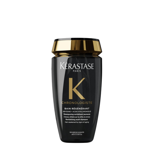 K Rastase Chronologiste Bain R G N Rant Shampoo - Revitalizing Shampoo For Weakened Hair Anti-Aging Hydrating & Smoothing Infused With Hyaluronic Acid & Abyssine Packaging May Vary