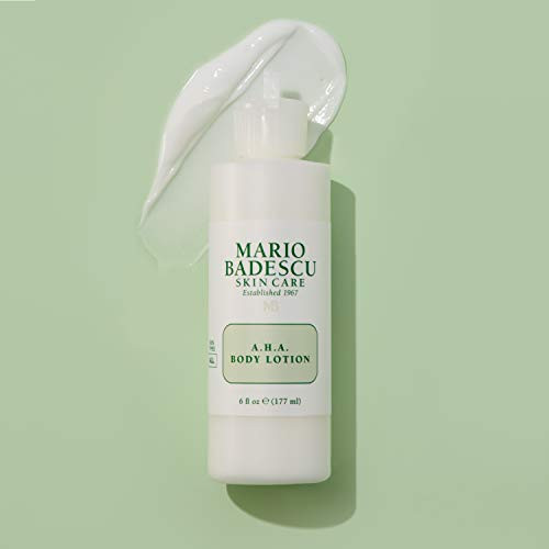 Mario Badescu Aha Body Lotion With Glycolic Acid - Moisturizing & Gentle Exfoliating Body Lotion For Softer Youthful-Looking Skin - Lightweight Non-Greasy Formula 6 Fl Oz