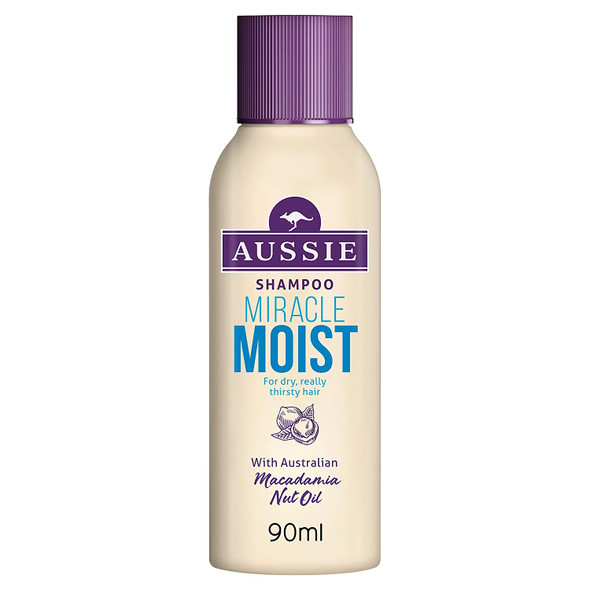 Aussie Miracle Moist Shampoo, 90ml