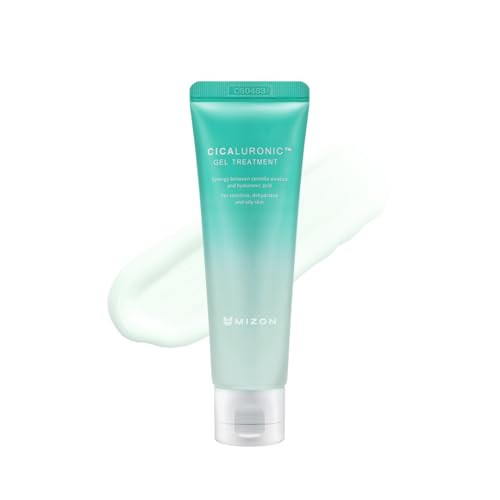 Mizon Cicaluronic Gel Treat With Centella Asiatica Hyaluronic Acid Vitamin B5 86% Natural Ingredients Mositurizing Soothing Korean Skincare (50Ml/1.69Fl Oz)