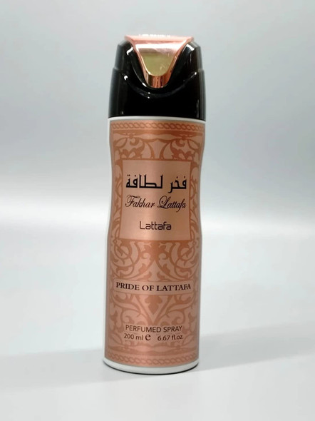 Lattafa Fahkar Lattafa Perfumed Deodorant Spray (Unisex) 6.67 Ounce
