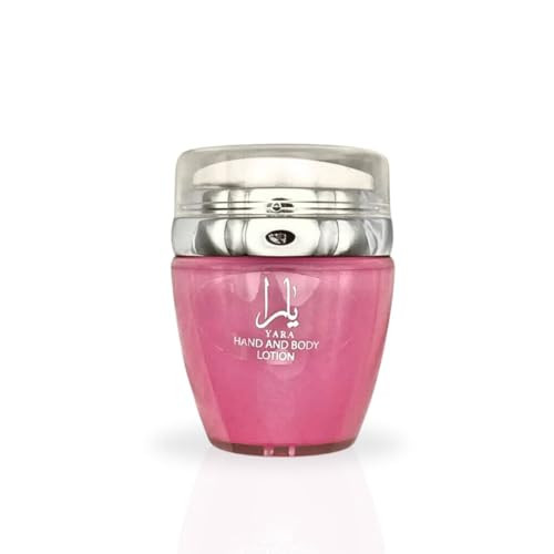 Lattafa Yara Hand & Body Lotion 45Ml (1.53 Oz) | Ultra Moisturizing Skin-Nourishing Replenishes Dry Skin Sweet Fragrance.
