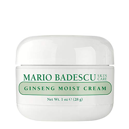 Mario Badescu Ginseng Moist Cream Lightweight Daily Face Moisturizer | Re-Energizing Skin-Replenishing Moisturizer Face Cream | Skin Care That Brightens Nourishes & Smooths | 1 Oz