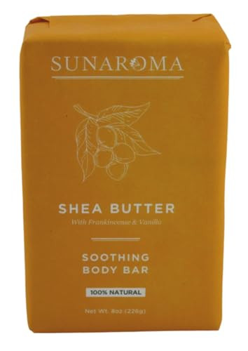 Sunaroma Soap Bar Shea Butter 8 Oz