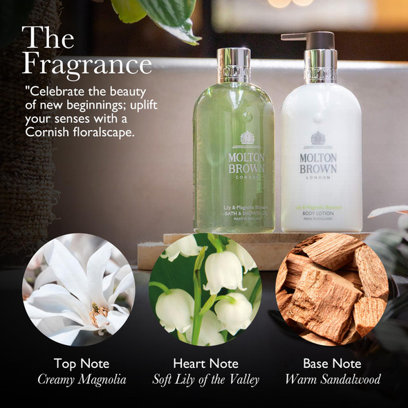 Molton Brown Lily & Magnolia Blossom Body Lotion 10 Fl. Oz.