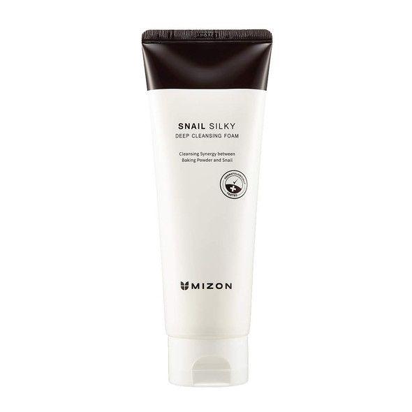 Mizon Snail Silky Deep Cleansing Foam Cleansing Foam Remove Dead Skin Baking Powder Particles No Irritation No Dryness Nutrition (5.29 Oz)