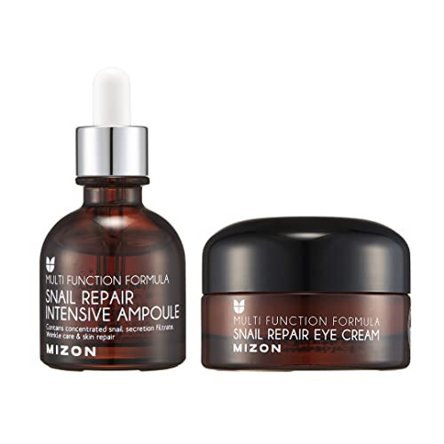 Mizon Snail Repair Eye Cream 25Ml + Snail Intensive Ampoule