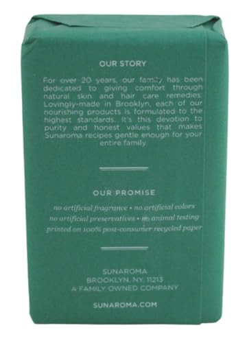 Sunaroma Soap Bar Eucalyptus Tea Tree + Ginger 8 Ounce (Pack Of 2)