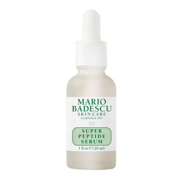 Mario Badescu Super Peptide Serum For Face Reduces The Look Of Fine Lines & Wrinkles Skincare With Sodium Hyaluronate & Peptides Hydrating Anti Aging Facial Serum For All Skin Types 1 Fl Oz