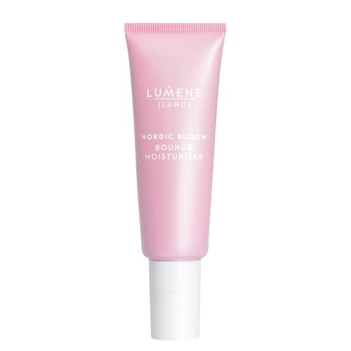 Lumene Nordic Bloom Lumo Bounce Moisturizer Lightweight & Plumping With Vegan Collagen Peptides Triple Hyaluronic Acid & Nordic Lingonberry Fragrance-Free Cream-Gel For All Skin Types 50 Ml