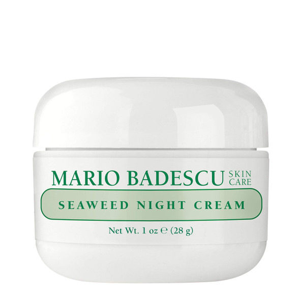 Mario Badescu Seaweed Night Cream For Women Anti Aging Oil-Free Moisturizer With Collagen & Sodium Hyaluronate Ideal For Combination