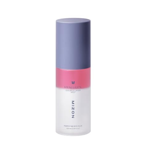 Mizon Hyalugen Double Layer Mist With Hyaluronic Acid And Marine Collagenyouthful Skin Spray Instant Glow Moisturizing Korean Skincare (3.38 Oz)