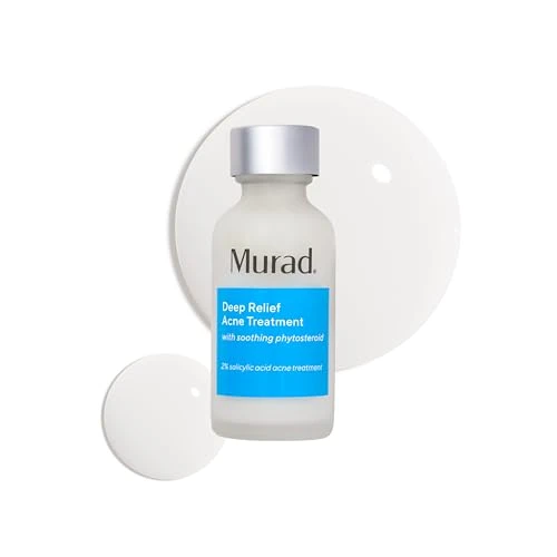 Murad Deep Relief Acne Spot Treat With 2 Salicylic Acid Patch-Like Liquid Treat For Deep Hormonal Acne & Breakouts 1 Fl Oz