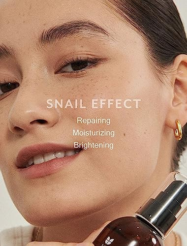 Mizon Snail Repair Intensive Essence With Snail Mucin Adenosine Hyaluronic Acid Centella Asiatica For Face Improves Fine Lines Treat Smooth Skin Korean Skincare (3.38 Fl Oz)