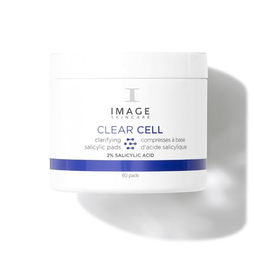 Image Skincare Clear Cell Salicylic Clarifying Pads Exfoliating Wipes To Clarify Pores For Oily Prone Skin 60 Pads
