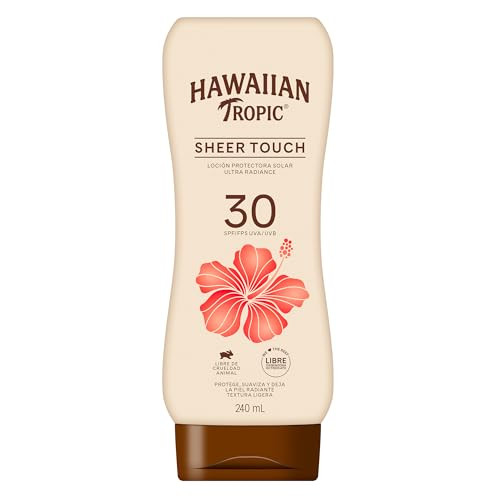 Hawaiian Tropic 30 Plus Sheer Touch Sunscreen Lotion 8 Ounce
