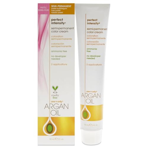 Onen Only Perfect Intensity Semi Permanent Hair Color - Vibrant Hair Dye Made With Argan Oil - Delivers Vibrant Accurate Color - No Developer Needed - Pastel Bubblegum ( ) 3 Oz