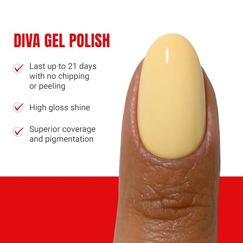 Daisy Dnd Dnd Gel Polish Set Coquette Collection Uv/Led Gel Polish And Air Dry Nail Lacquer Matching Chip- Polish Duo 084 Dandelion 0.5 Fl Oz