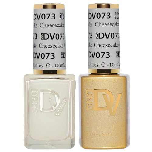 Daisy Dnd Dnd Gel Polish Set Coquette Collection Uv/Led Gel Polish And Air Dry Nail Lacquer Matching Chip- Polish Duo 073 Cheesecake 0.5 Fl Oz
