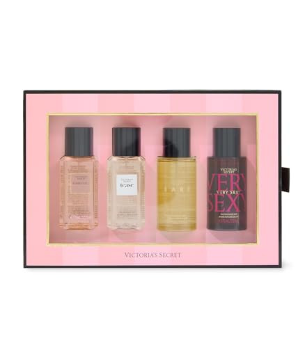Victoria's Secret Fine Fragrance Mini Mist Set Assorted Scents 4 Piece