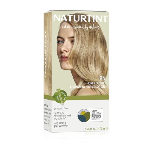 Naturtint Permanent Hair Color 9N Honey Blonde Plant Enriched Ammonia Long Lasting Gray Coverage And Radiante Color Nourishment And Protection