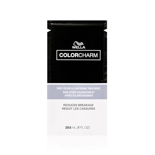 Colorcharm Post Color & Lightening Treatment Bond Building Conditions Adds Shine & Strengths Hair After Coloring Sachet 1 Fl Oz
