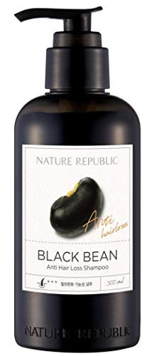 Nature Republic Black Bean Anti Hair Loss Shampoo - Effective For Thinning Hair And Hair Gloss Nourish Hydration Shine / 300Ml 10.14 Oz