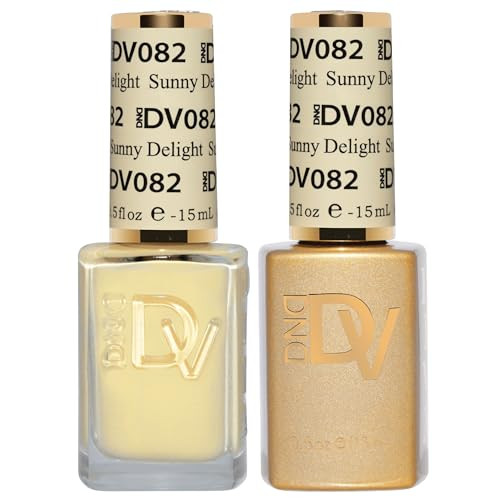 Daisy Dnd Dnd Gel Polish Set Coquette Collection Uv/Led Gel Polish And Air Dry Nail Lacquer Matching Chip- Polish Duo 082 Sunny Delight 0.5 Fl Oz