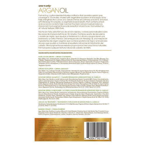 Onen Only Argan Oil Fast 10 Permanent Hair Color Kit - 7N Natural Medium Blonde Hair Color Unisex 1 Pc