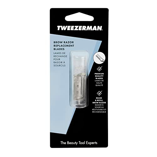 Tweezerman Eyebrow Razor Blades ( ) 4 Count Pack Of 1