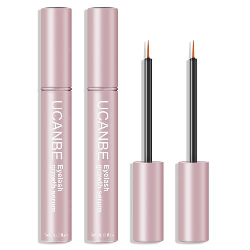 Ucanbe Lash Serum For Eyelash & Eyebrow Growth( / ) Eyelash Enhancing Serum Lash & Brow Enhancer With Advanced Formula For Growing Longer Fuller Thicker & Healthier Voluminous Eye Lashes & Brows 10Ml 2Pack