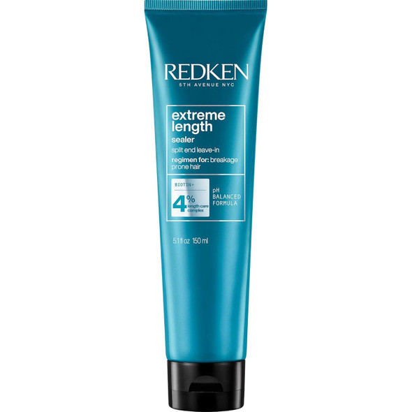 Redken Extreme Length Biotin Leave-In Conditioner For Longer Hair Promotes Healthy Hair Growth Strengthens Damaged Hair Seals Split Ends Infused With Biotin