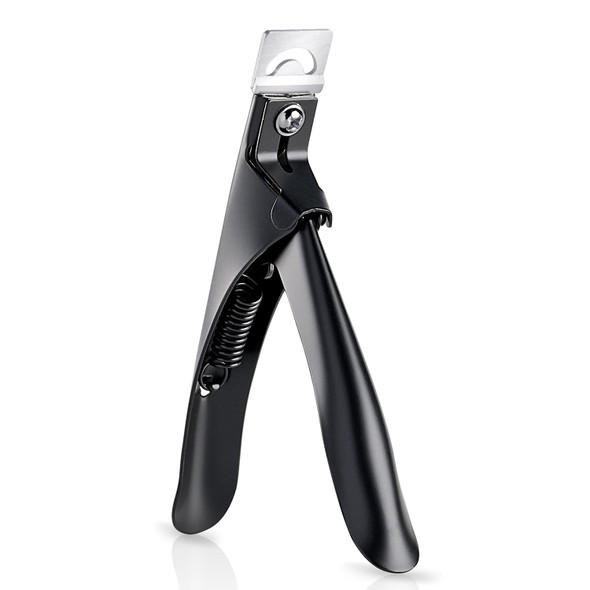 Gaoy Acrylic Nail Clippers Professional Stainless Steel Edge Cutter For False Nail Tips Salon & Home Use Sharp Blade Clip Manicure Tool Black
