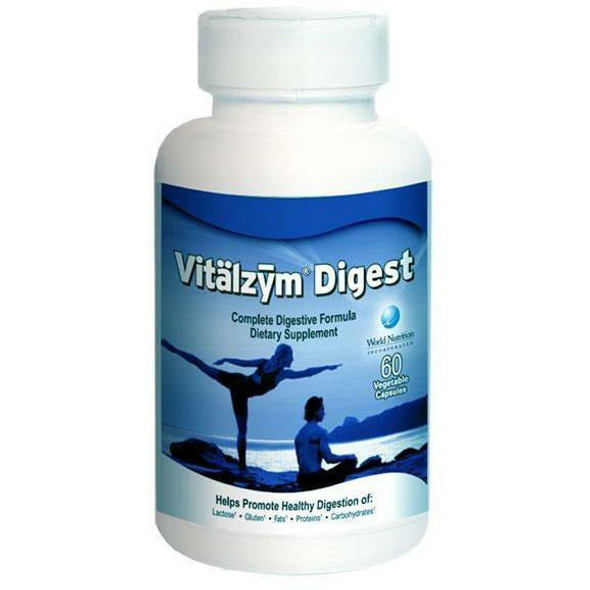 Vitalzym Digest Enzymes 60 vegcaps By World Nutrition