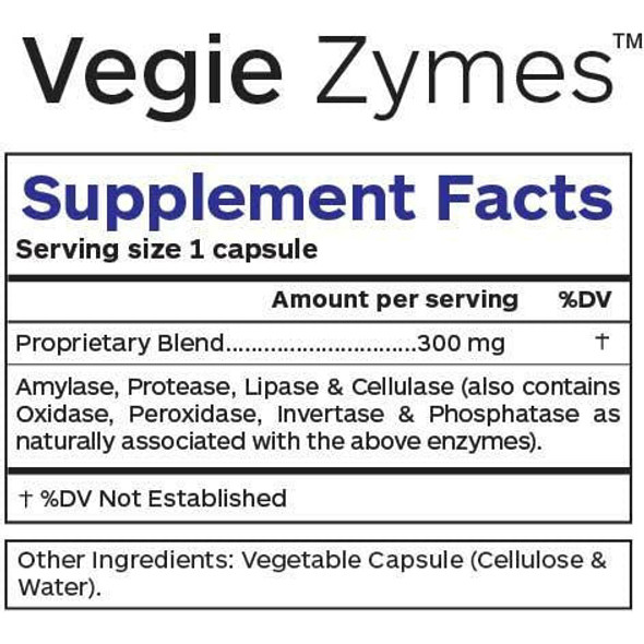 Vegie Zymes 60 caps by Professional Botanicals