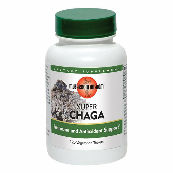 Super Chaga 120 vtabs by Mushroom Wisdom, Inc.