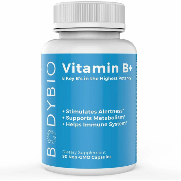 BodyBio  B Vitamins Hi Potency 90 Caps
