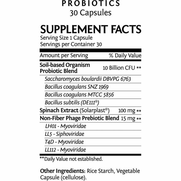 Probiotics 30 vegcaps By Sunwarrior