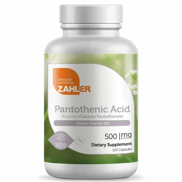 Pantothenic Acid 120 caps by Advanced Nutrition by Zahler
