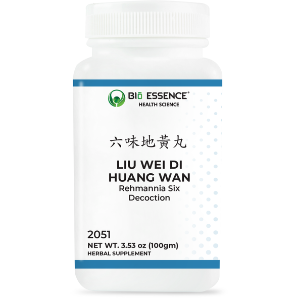 Liu Wei Di Huang Wan 3.53 oz by Bio Essence Health Science