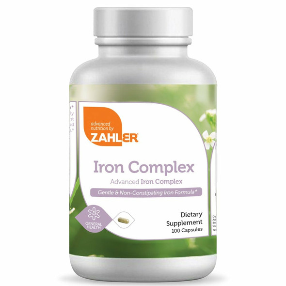 Iron Complex 100 caps by Advanced Nutrition by Zahler