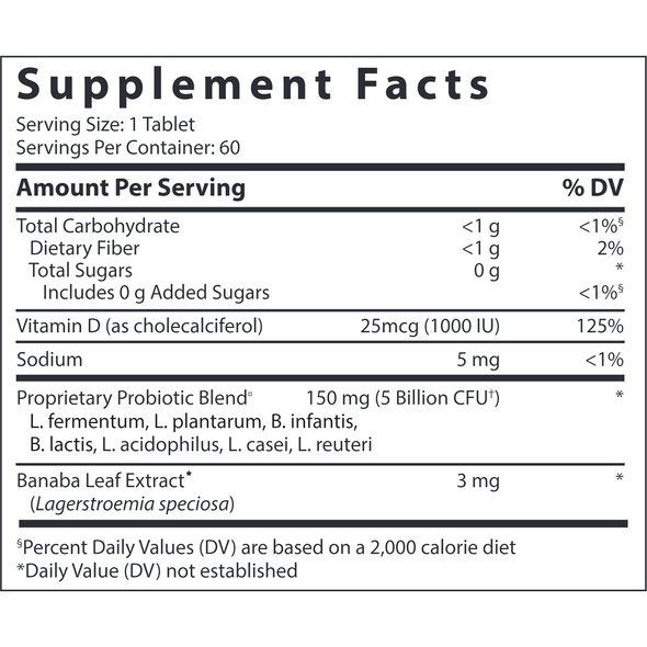 Glucose Support 60 tabs by Hyperbiotics