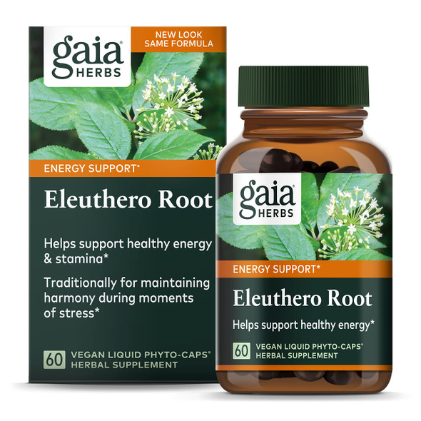 Eleuthero Root 60 Liquid Phyto-Caps by Gaia Herbs